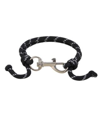 Men's Silver-Tone Rope Adjustable Bracelet