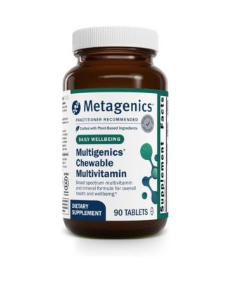 Multigenics Chewable Multivitamin Daily Vitamin and Mineral Support for Kids and Adults Non-GMO, Gluten Free 90 Servings