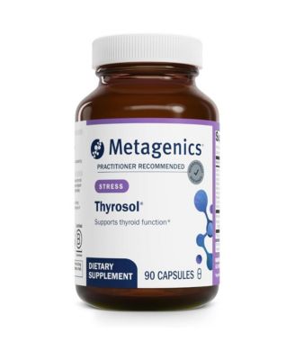 Thyrosol Thyroid Support Supplement with Zinc, Selenium and Rhodiola for Healthy Thyroid Function and Stress Fatigue, 90 Capsules