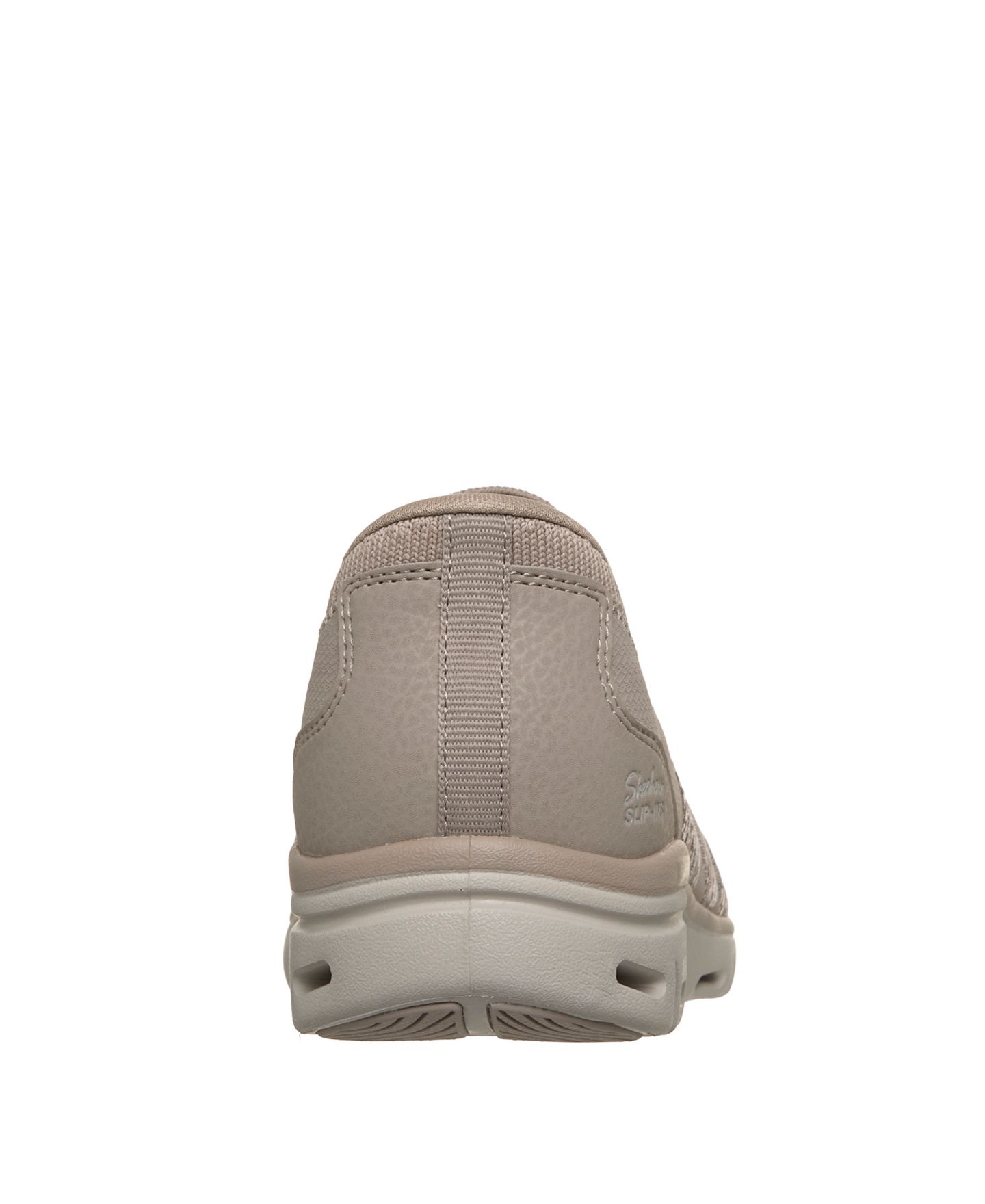 Женские кроссовки Skechers Steady Grace Walking Slip-On, цвет: Серо-коричневый — фото 4