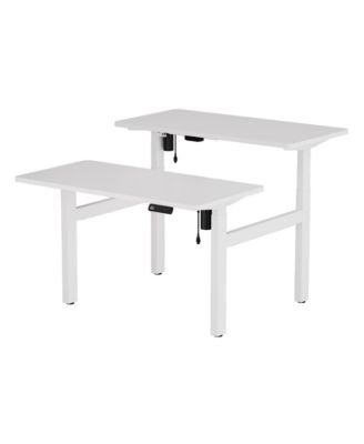  2-Person Electric Height Adjustable Standing Desk with Dual Motors and Memory Presets