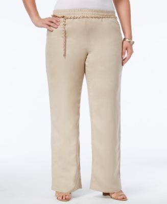 macys plus size pants and tops