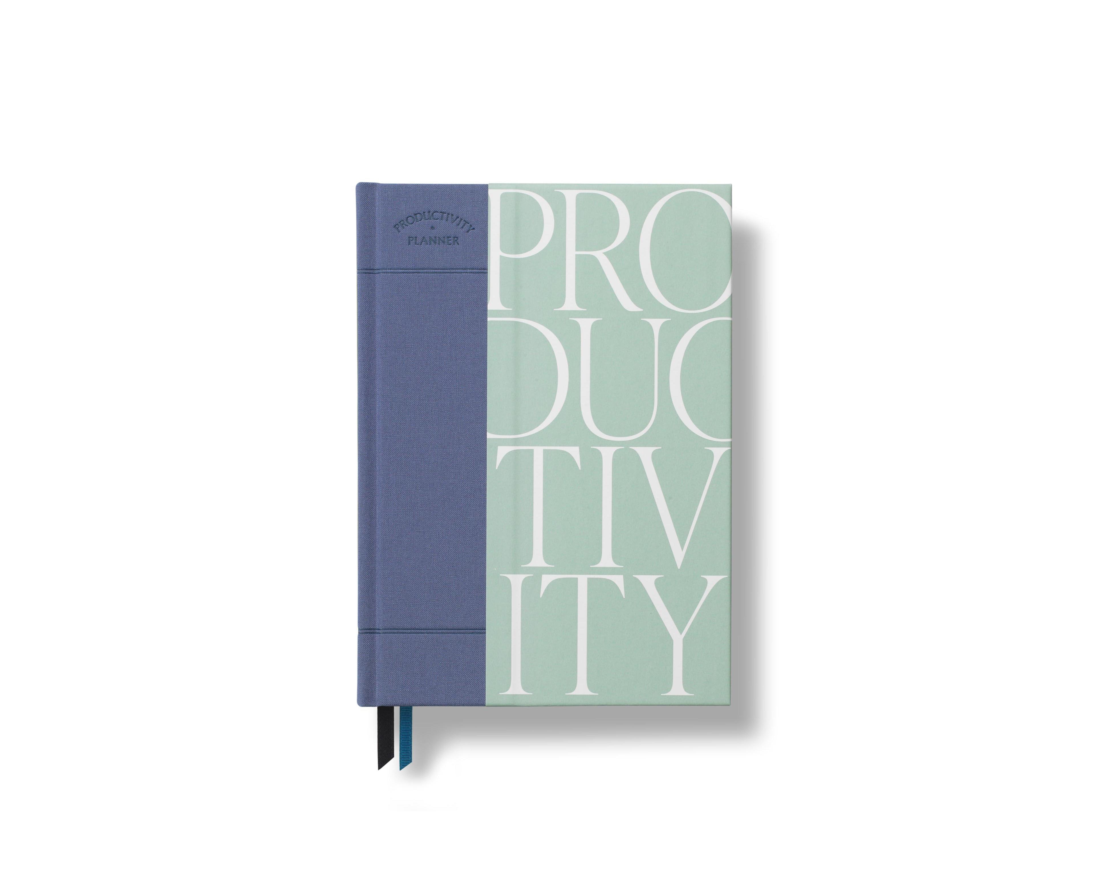 Danrong 16-week Undated Productivity Planner Serif Fabric Hardcover Daily Weekly Goal Setting
