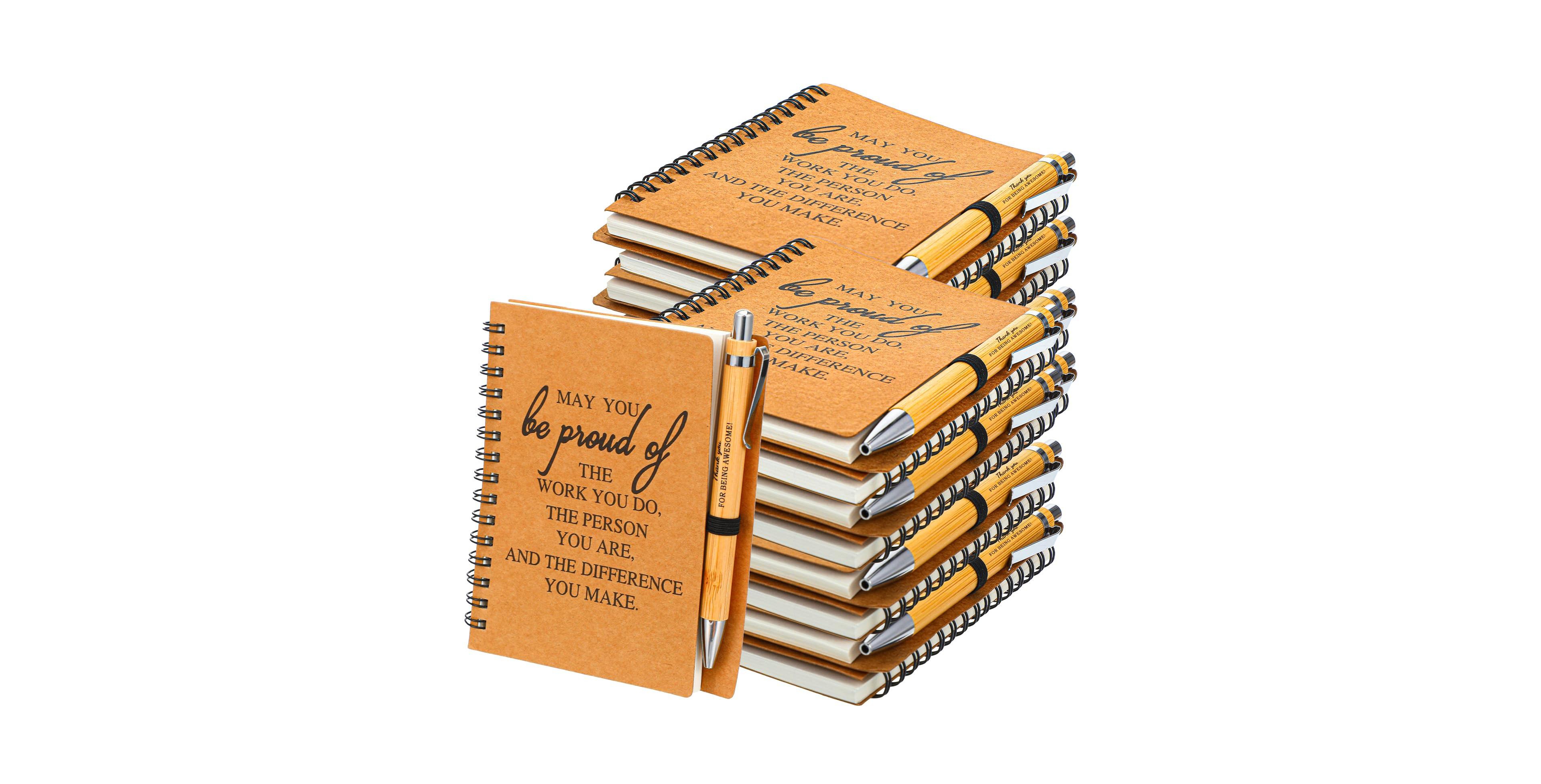 Danrong 16 Sets Bulk Employee Appreciation Notebook And Pen Set Staff Team Coworker Thank You Gift