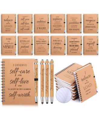 Bulk Positive Affirmation Spiral Notebooks With Pens Daily Motivational Journals For Gifts