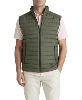 Men's Essential Metro Duck Down Mock-Neck Slim-Fit Vest