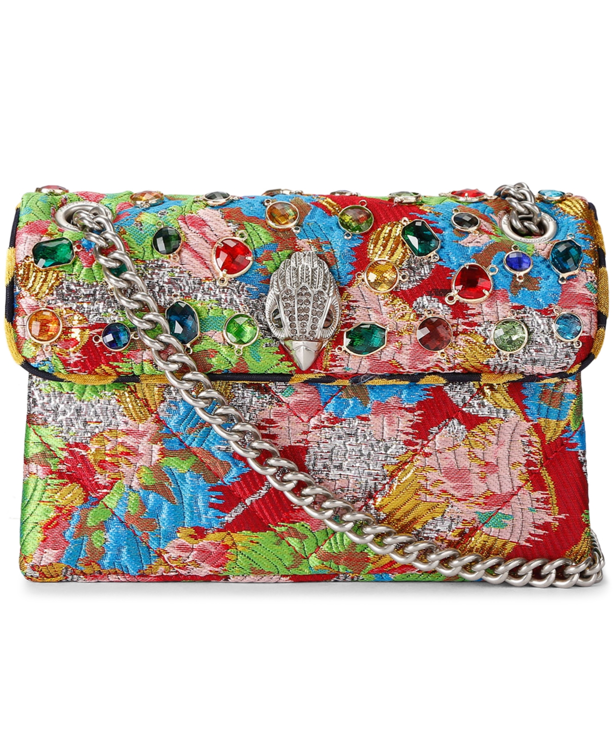 Kurt Geiger Mini Kensington Gems Embellished Crossbody Handbag In Open Miscellaneous