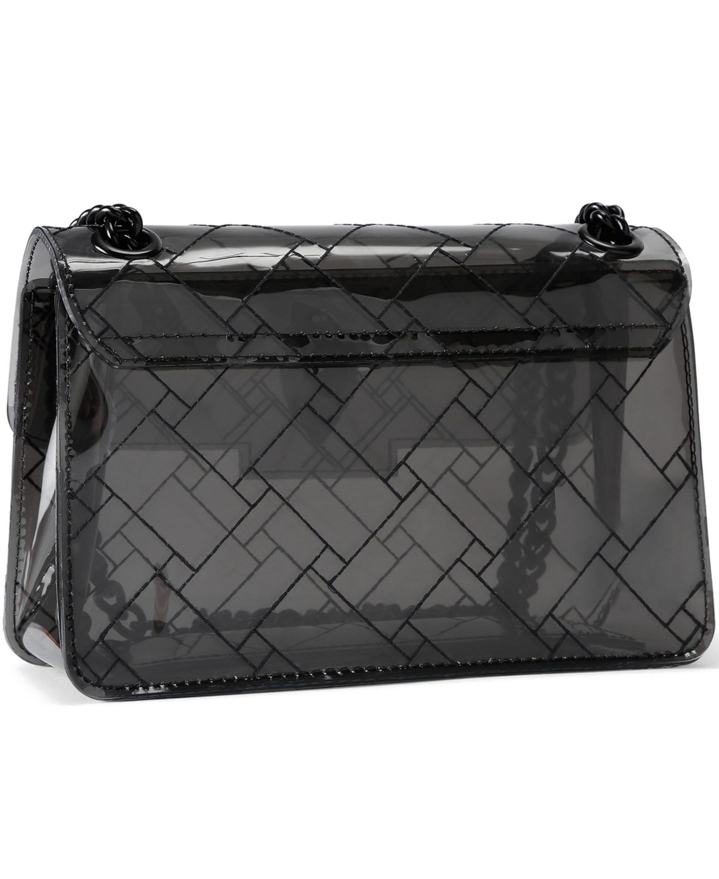Женская сумка Kurt Geiger London Mini Kensington Vinyl Crossbody, цвет: Чёрный — фото 3