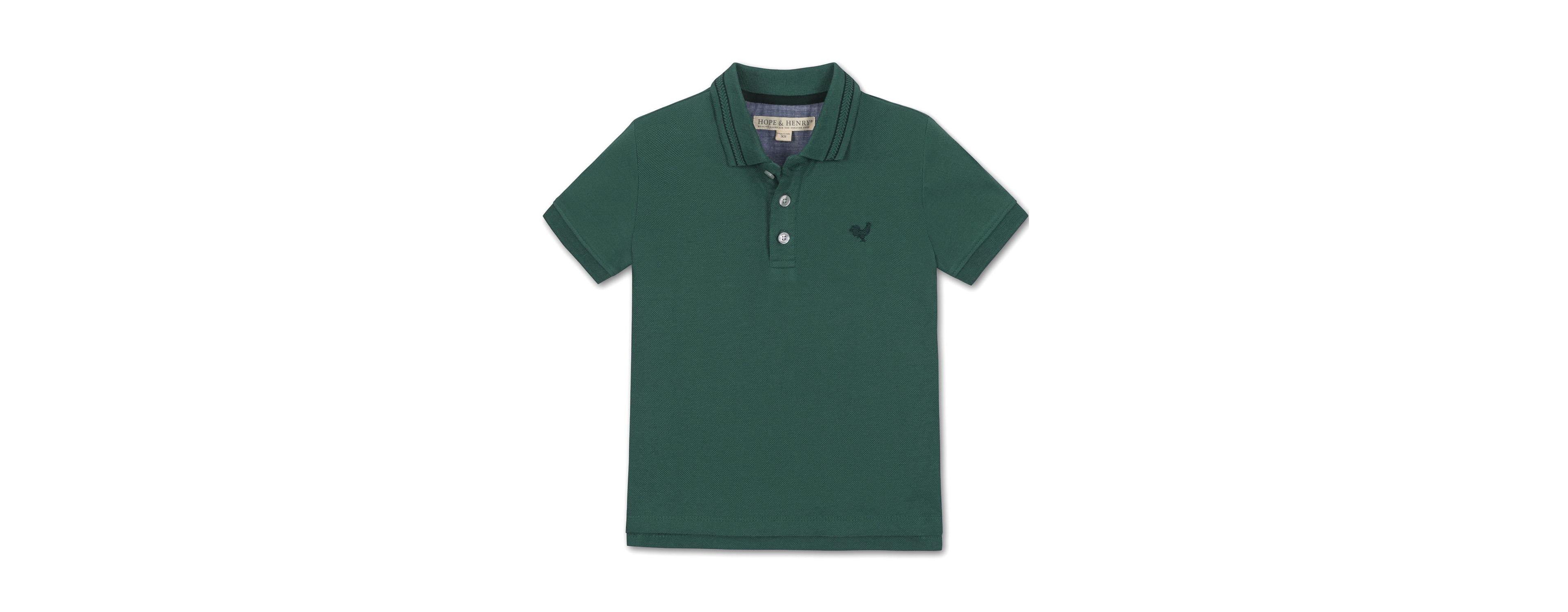 Hope & Henry Boys' 4-20 Organic Knit Pique Polo Shirt