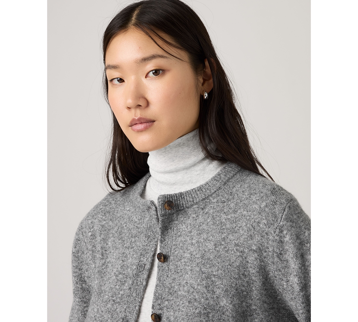 Levi's Women's Claire Stripe Wool-Blend Cardigan
