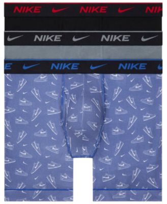 Mens Dri-FIT Essential Cotton Stretch Boxer Briefs, 3-Pack