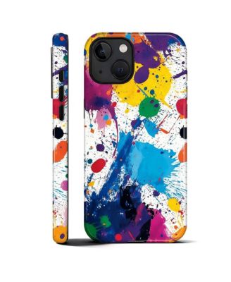 Phone Case Compatible with Apple iPhone 14, 2-Layer Durable, Color Splash