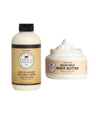 Vanilla Bean Goat Milk Shower Cr&egrave;me and Body Butter Set