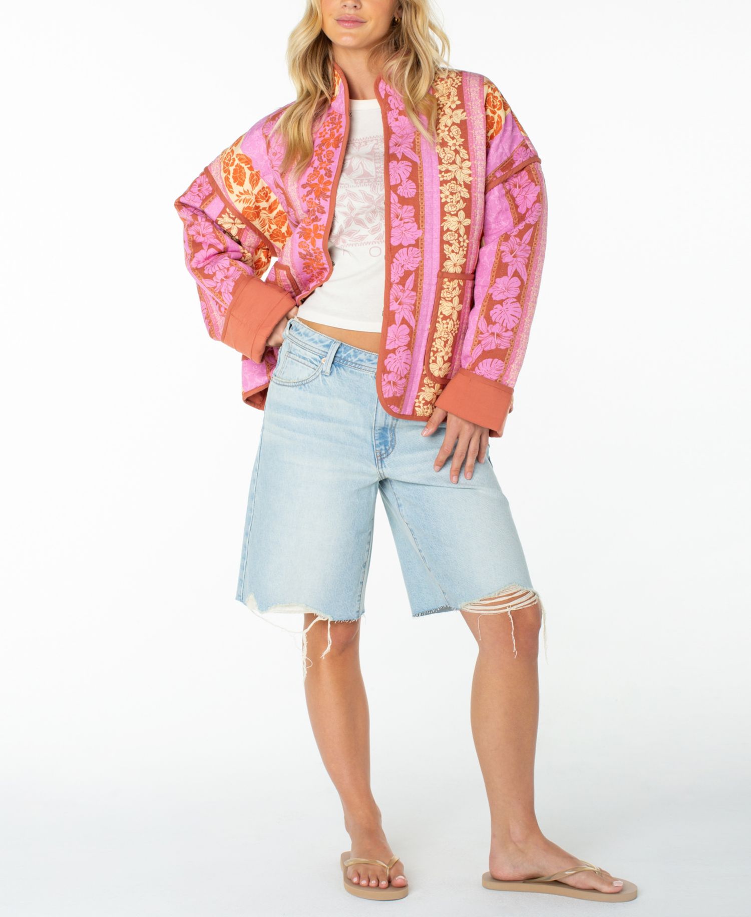 Women's Solana Lightweight Floral Quilted Jacket