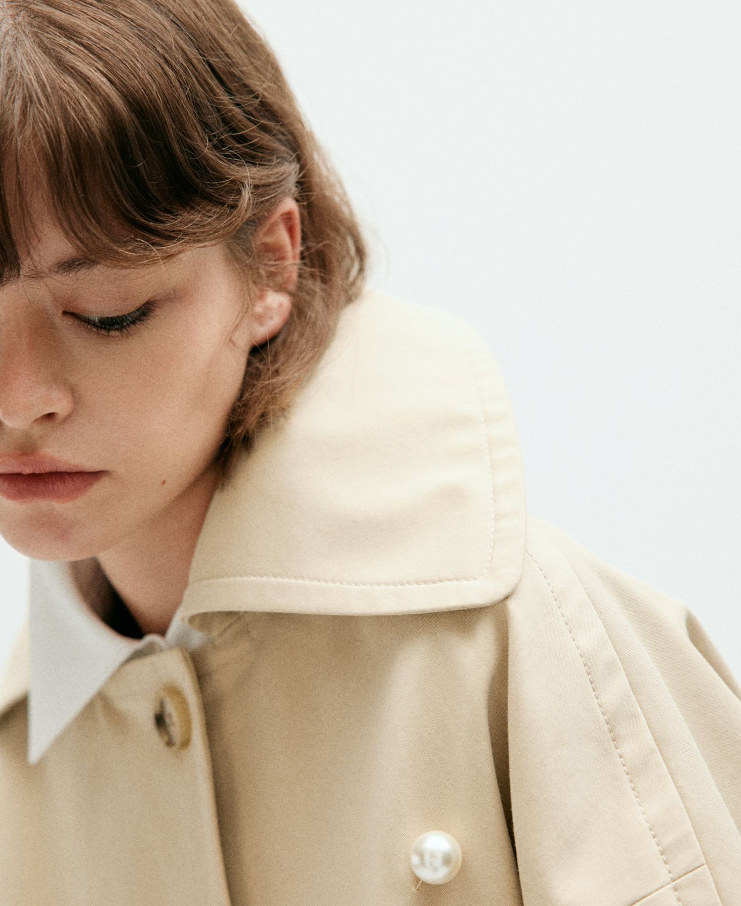 Women's Waxed Oversized Trench Coat