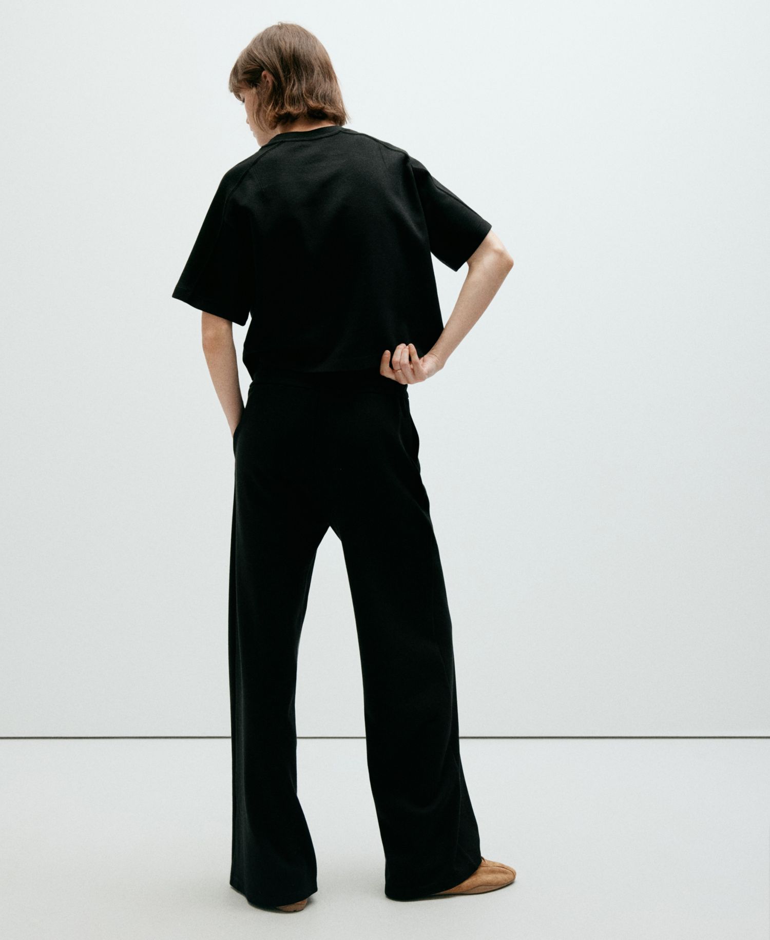 Women's Fine-Knit Straight-Fit Pants