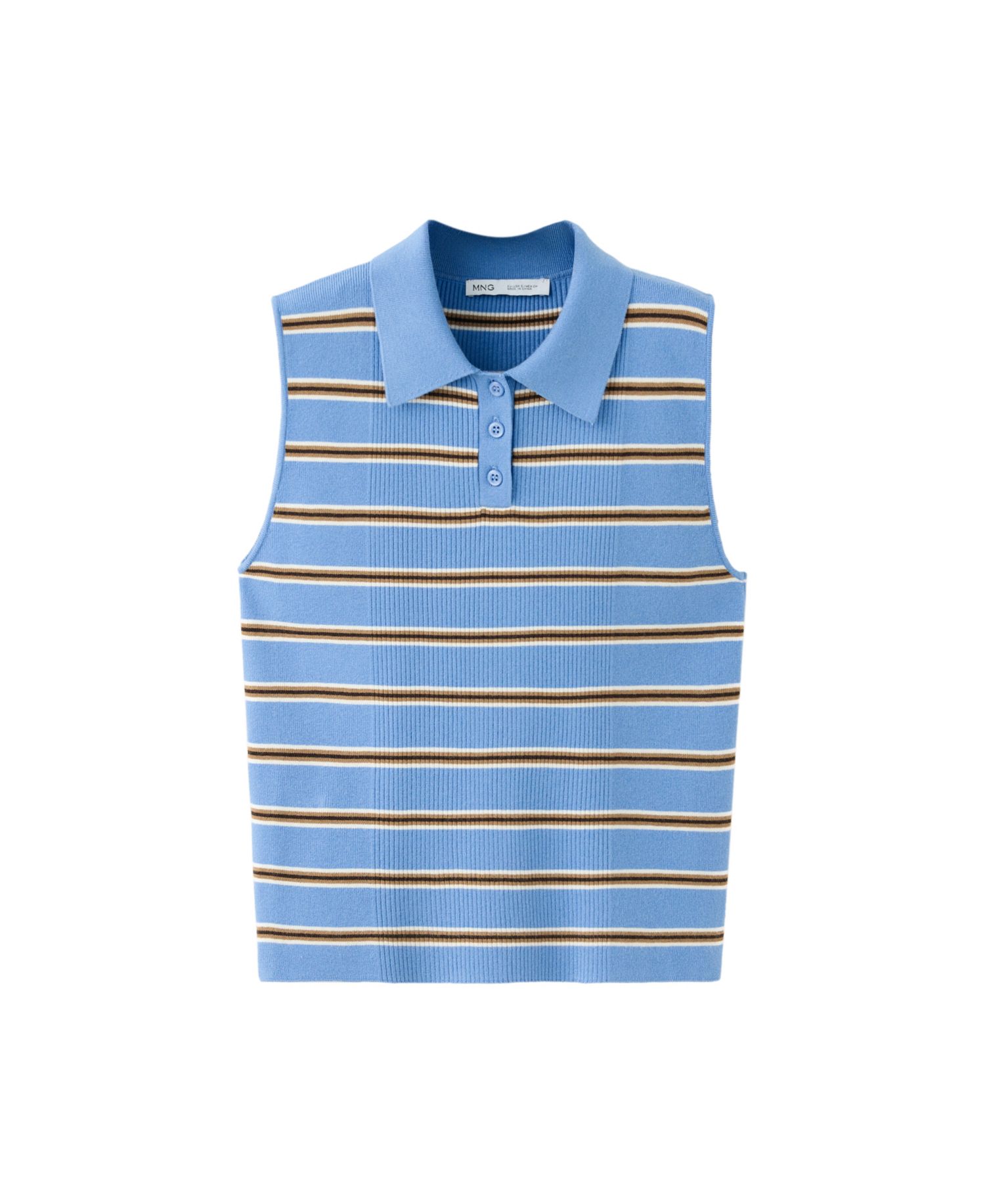 Women's Ribbed Striped Vest