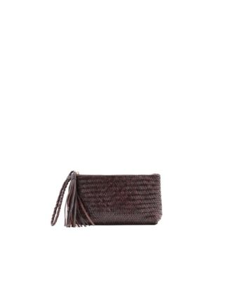 Braided Leather Pouch