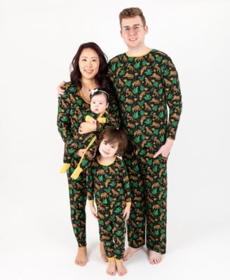 Matching Family Black Leopard Viscose Cooling Pajamas