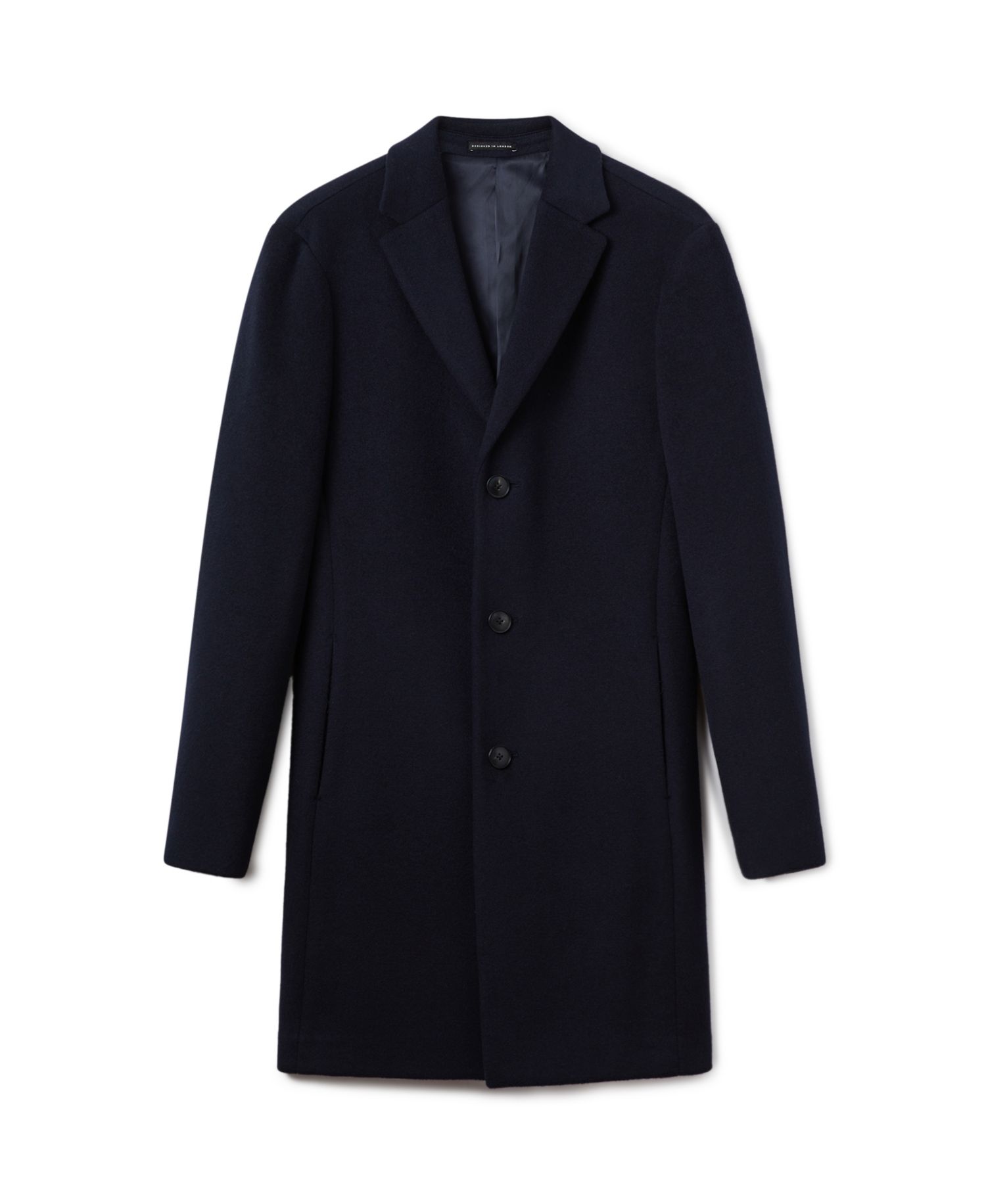 Men's Gable Wool-Blend Single-Breasted Overcoat