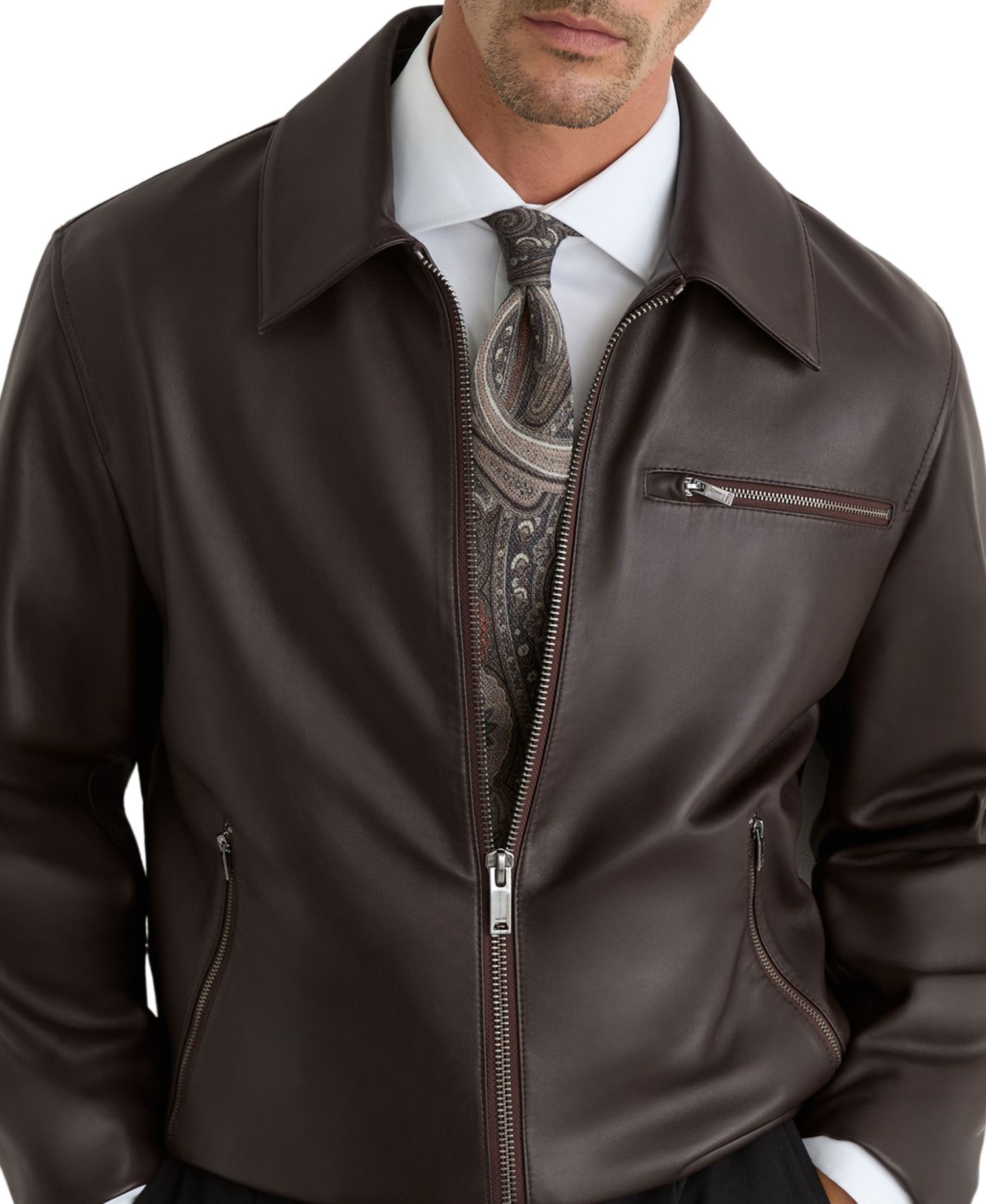 Men's Strader Moto Leather Jacket