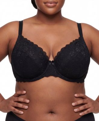 Plus Size XO Plunge Push-Up Lace Bra