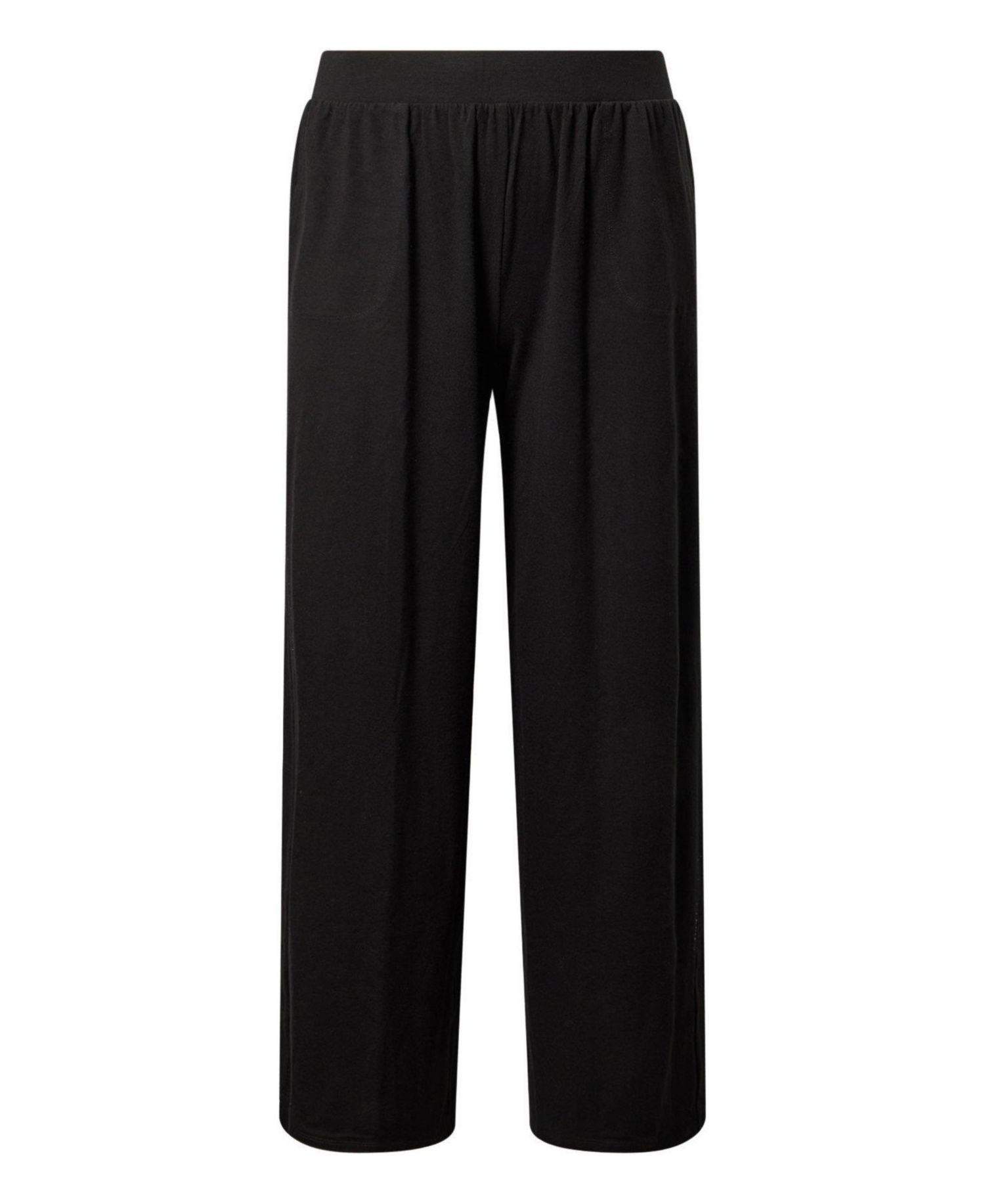 Women's Plus Size High-Rise Wide-Leg Pocket Leggings