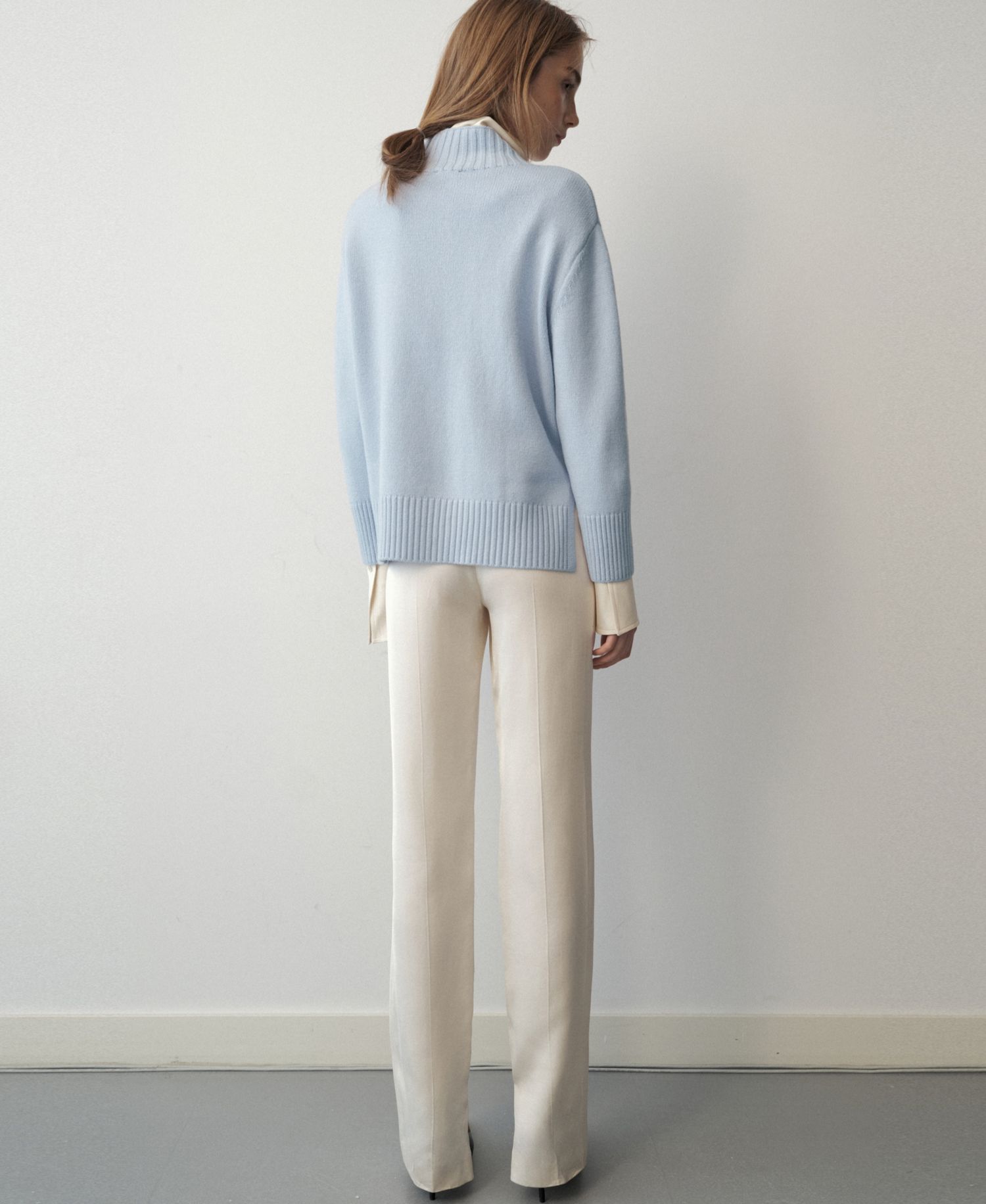 Women's Selection Wool-Blend Turtleneck Sweater