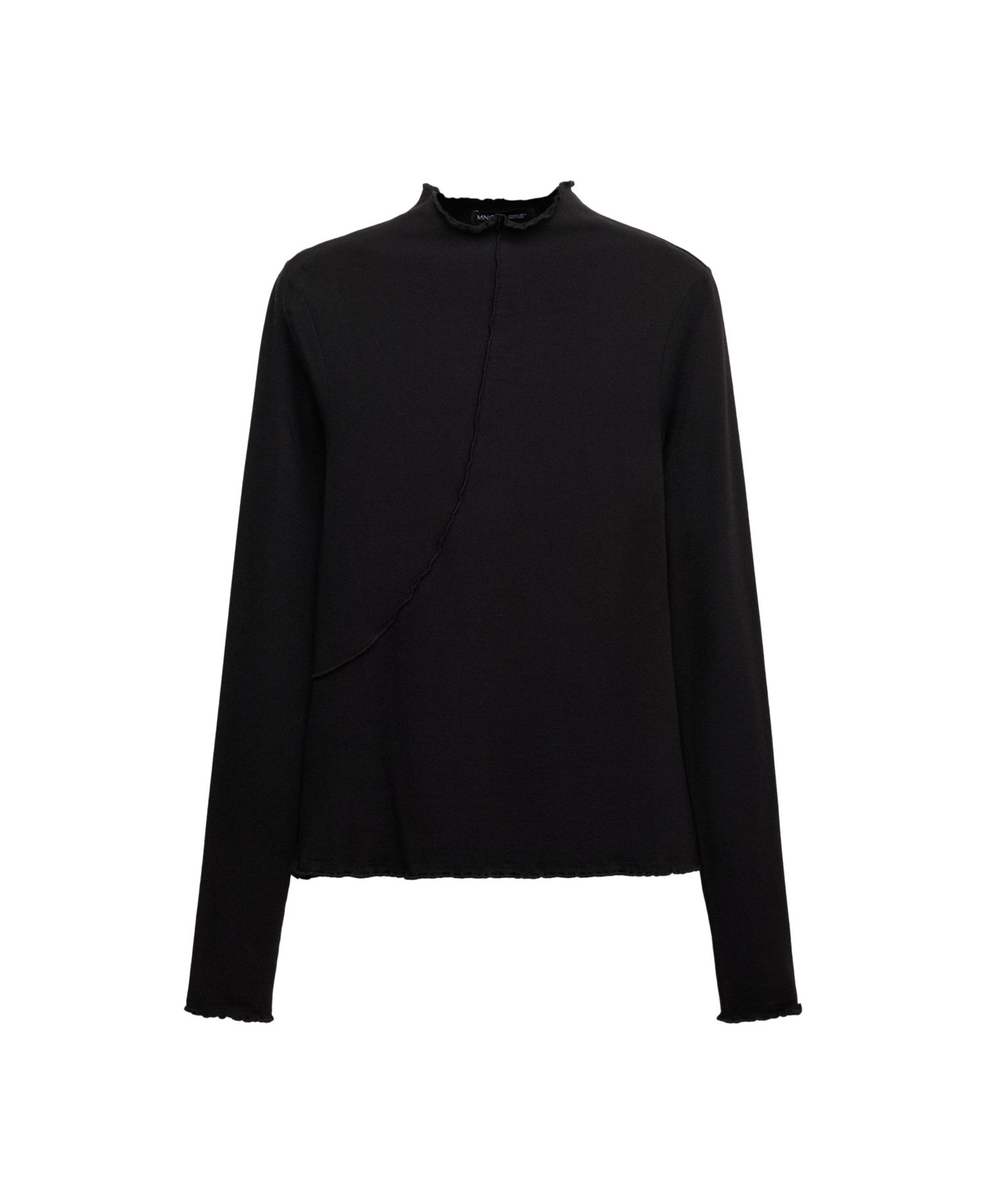 Women's Selection Fitted Long-Sleeve Mock Neck T-Shirt