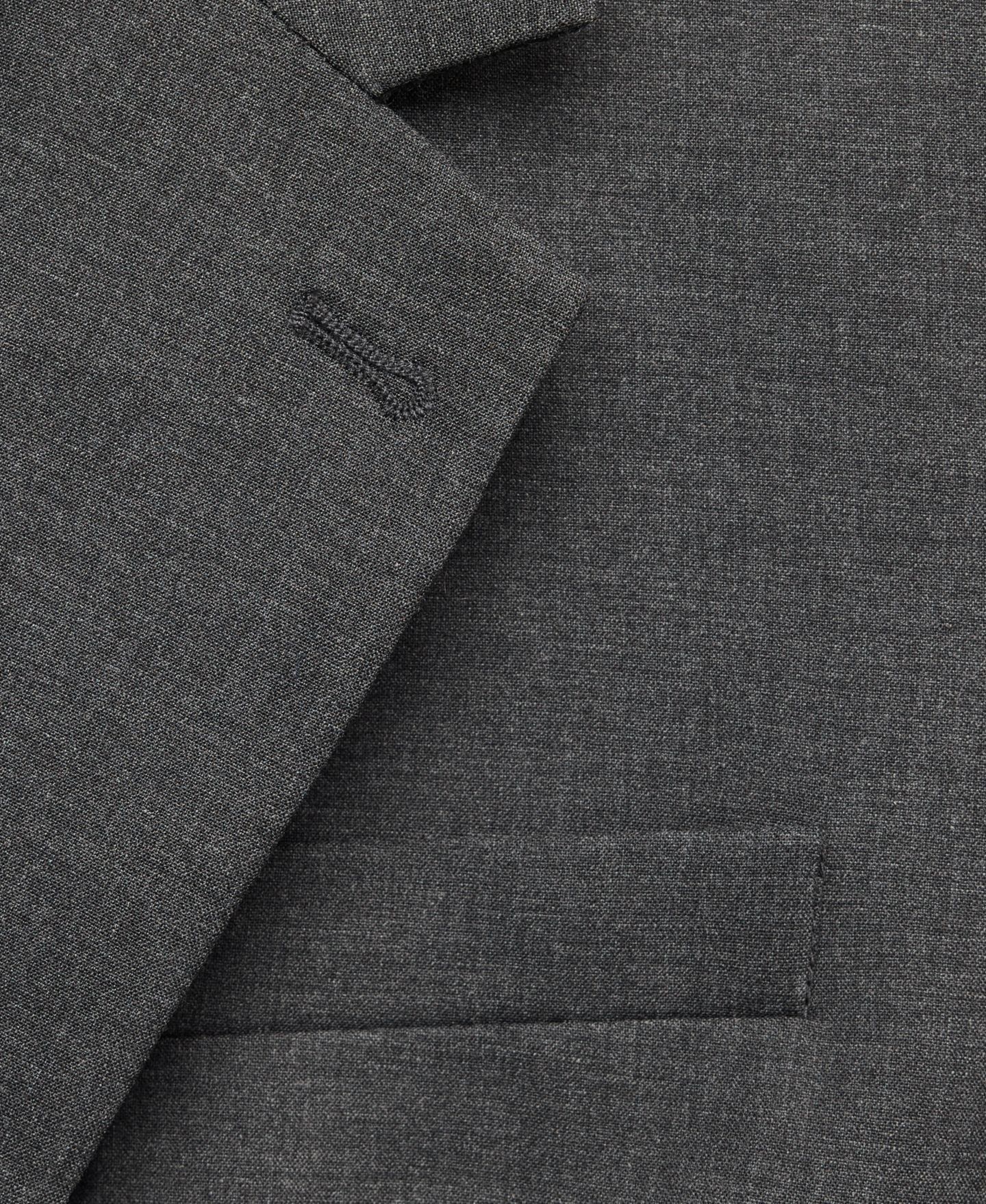 Женский пиджак MANGO Selection Wool-Blend Stretch Boyfriend Blazer, цвет: Серый — фото 7