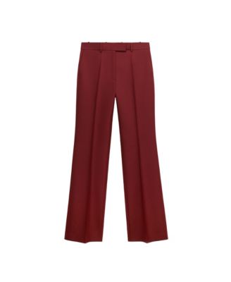 Women's Selection Wide-Leg Seam Detail Suit Pants