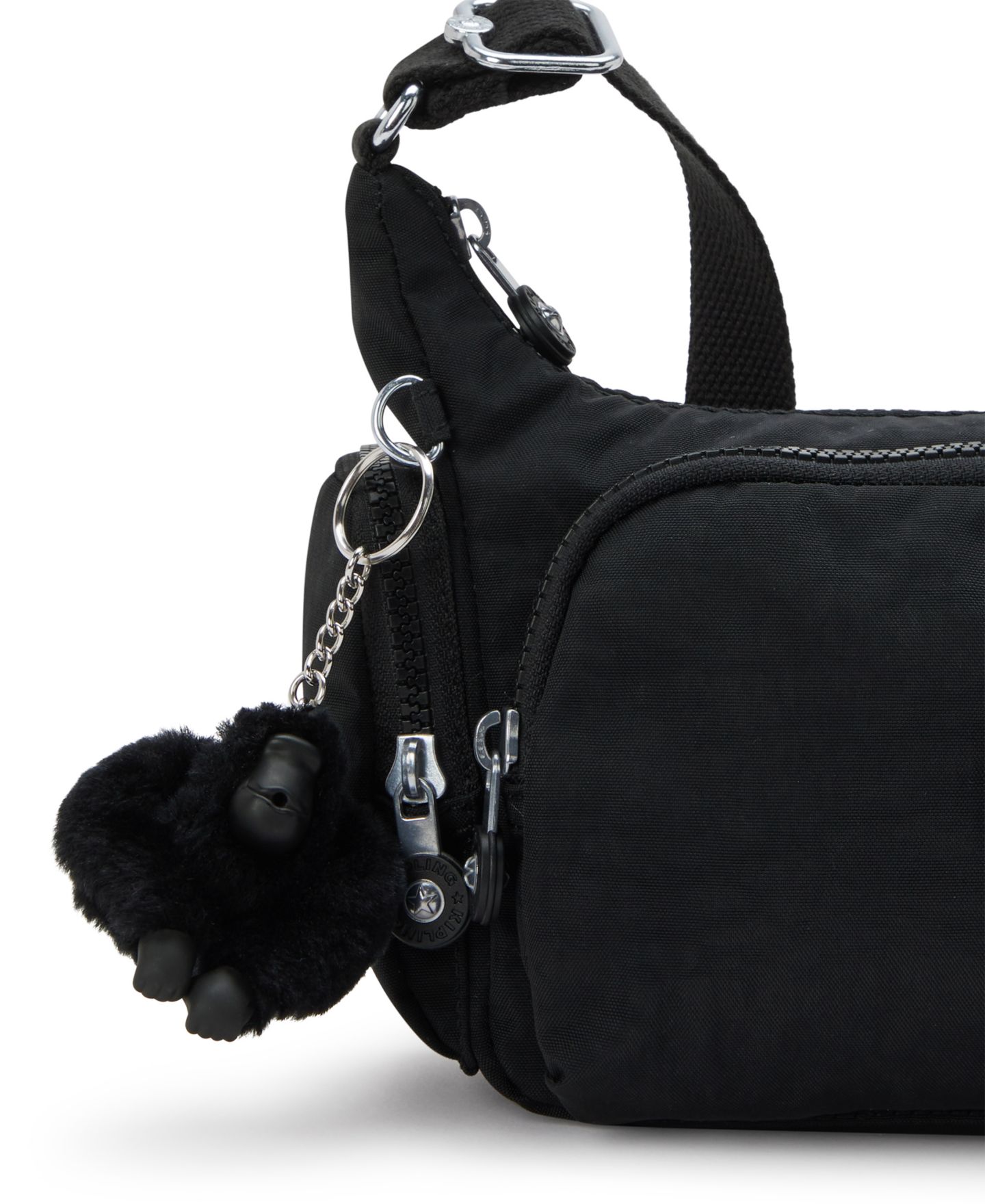 Женская сумка Kipling Gabbette Small Adjustable Crossbody Handbag, цвет: Чёрный — фото 5