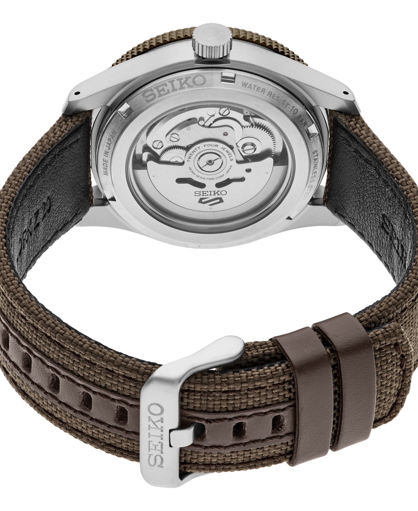 Мужские часы Seiko 5 Sports Field Automatic Analog Watch, Water-Resistant to 100 Meters, 41mm — фото 3