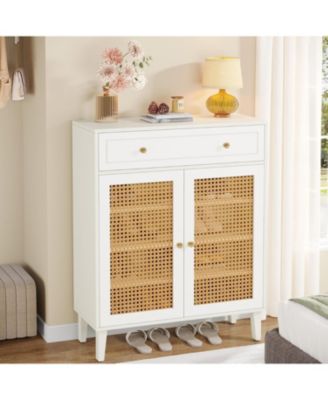 Shoe Cabinet with Doors and Drawer, Shoe Storage