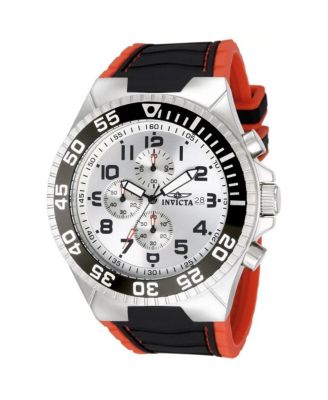 Men's Quartz Pro Diver Rubber Band Watch, Water-Resistant to 100 Meters, 52mm