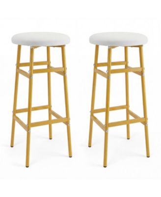 Metal-Frame Bar Stools for Extra-Tall Kitchen Counters