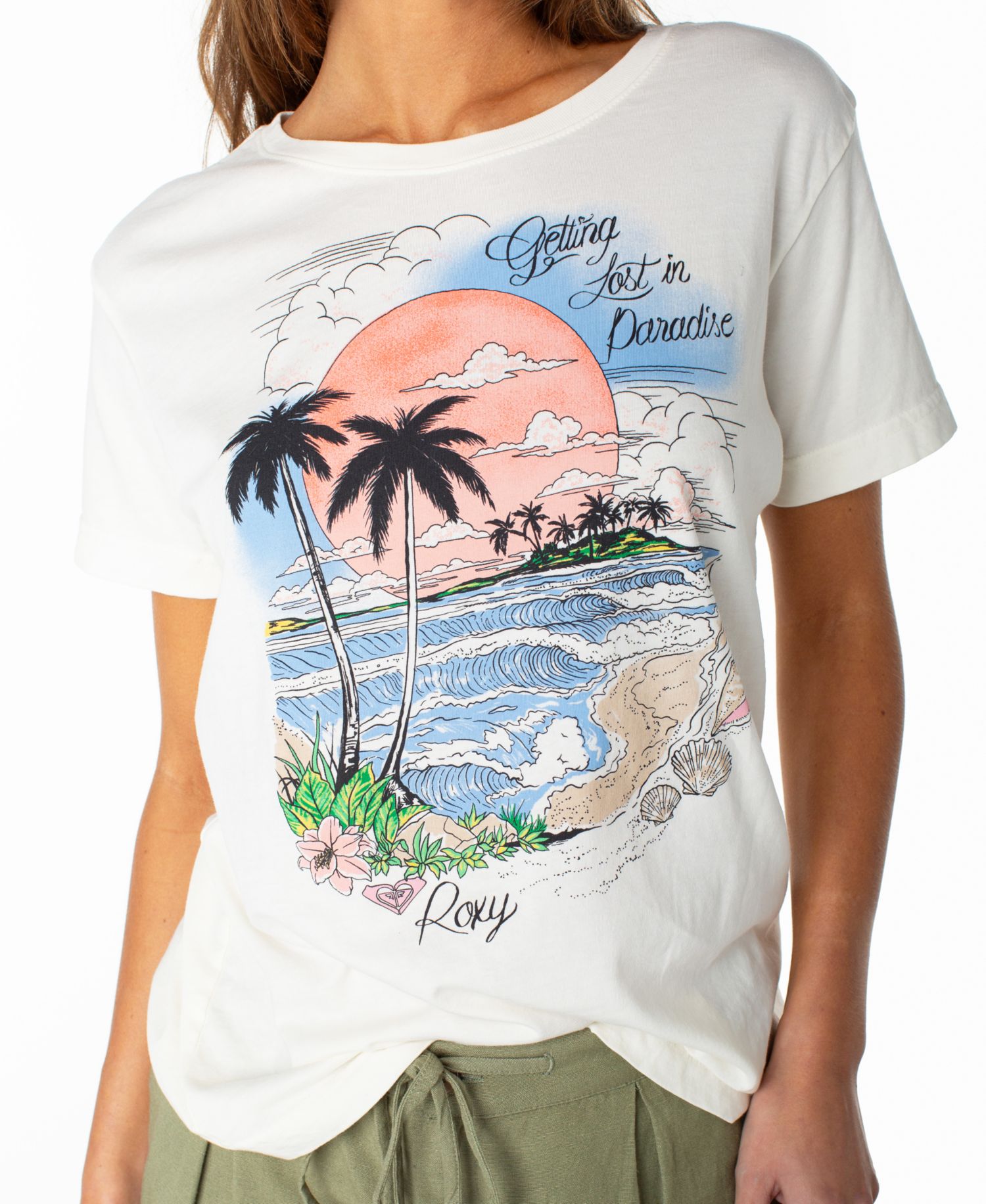 Women's Graphic Crewneck Cotton T-Shirt