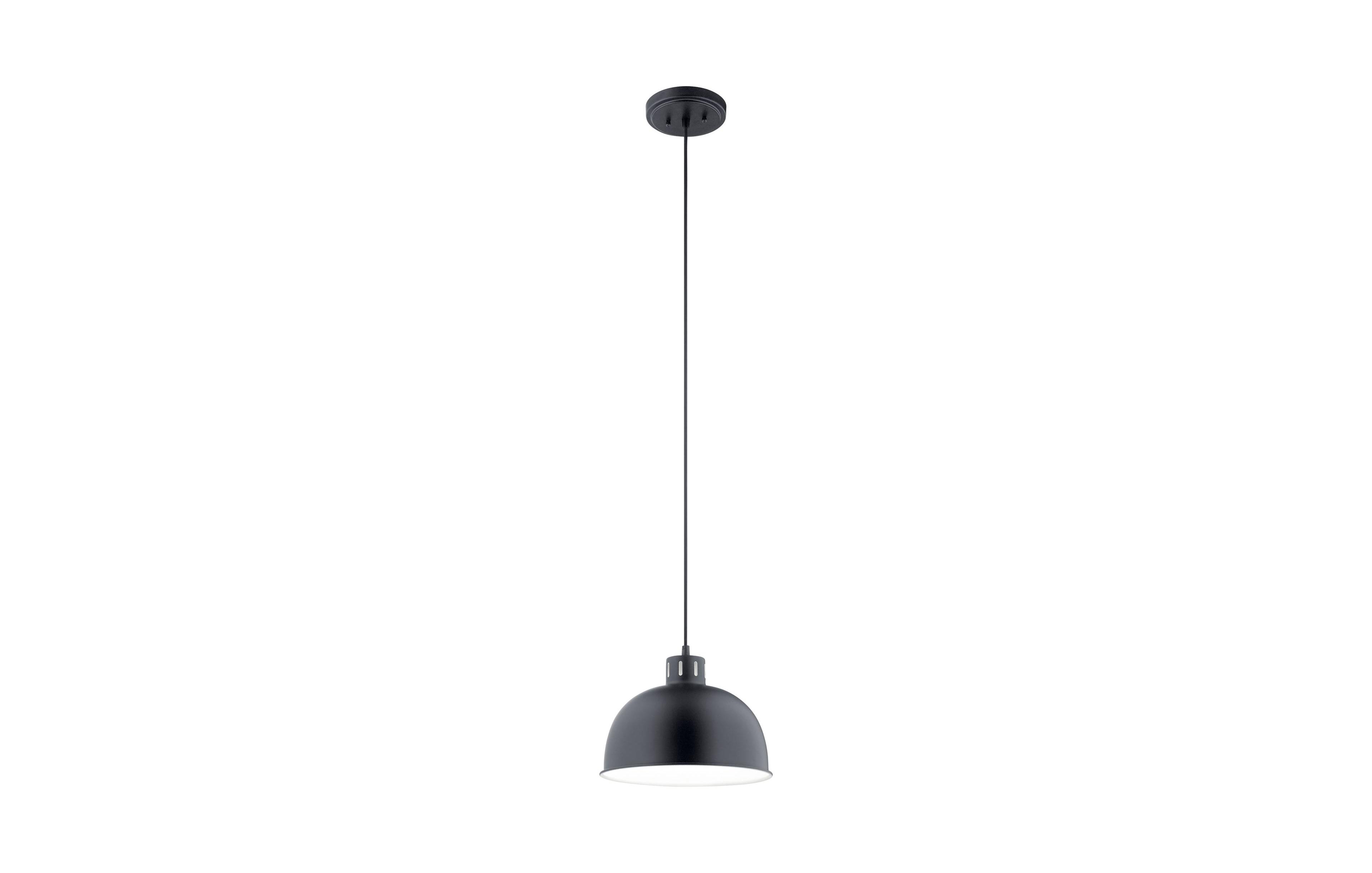 Kichler Zailey 11 1/2" Wide Black Mini Pendant
