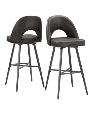 Kryston Swivel Bar Stool (Set of 2)