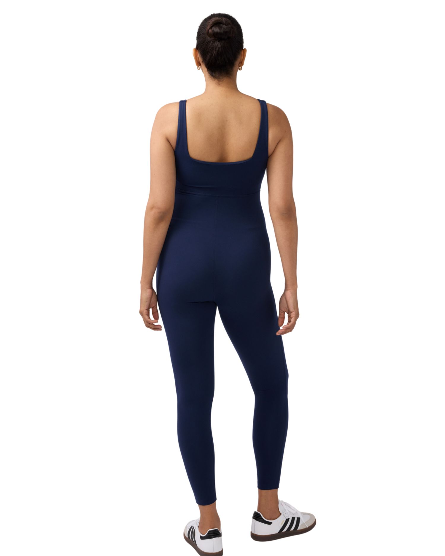 Maternity Sleeveless Knit Nursing Unitard