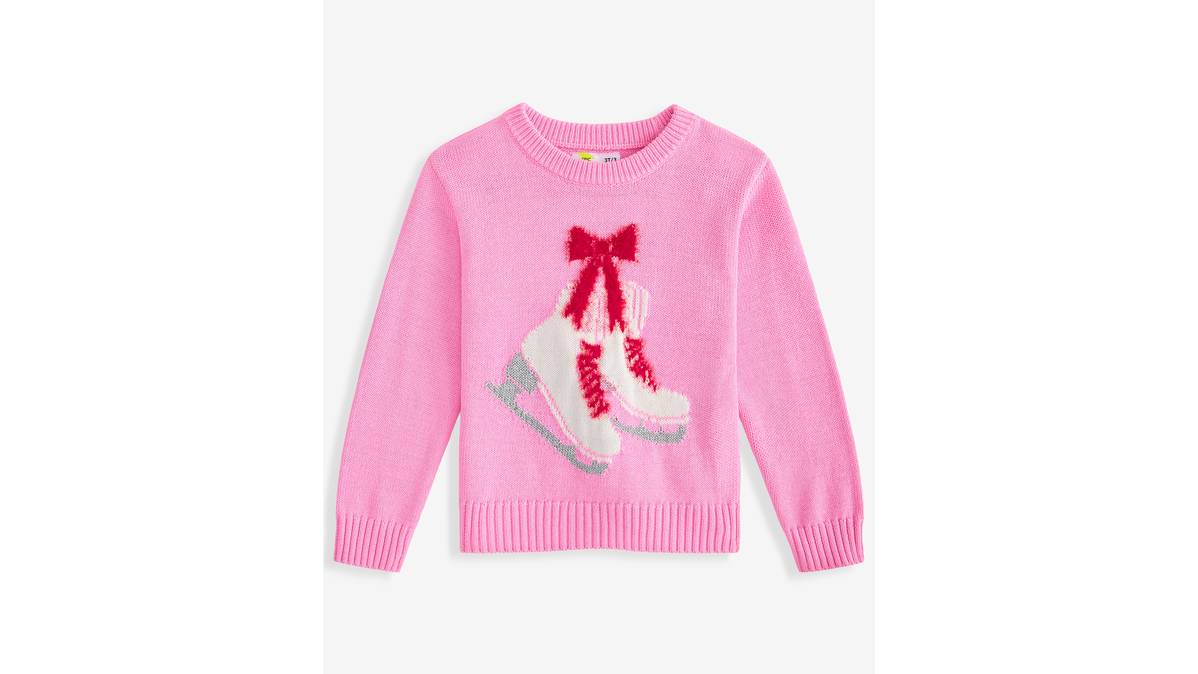 Epic Threads Girls' 12M-5T Skates Long-Sleeve Crewneck Sweater, Macy's Exclusive