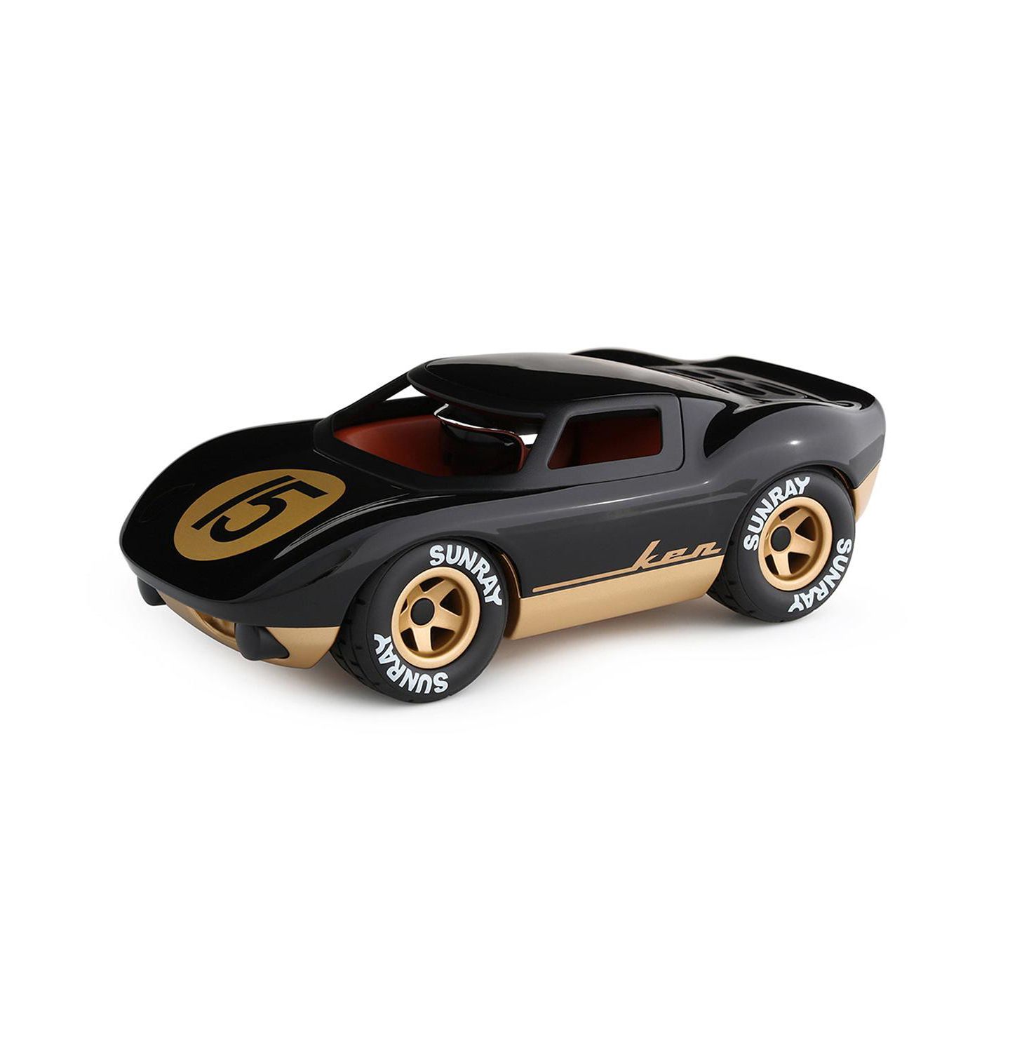 Детская игрушка Playforever Ken Classic Racing Collectible Toy Car, цвет: Чёрный — фото 2