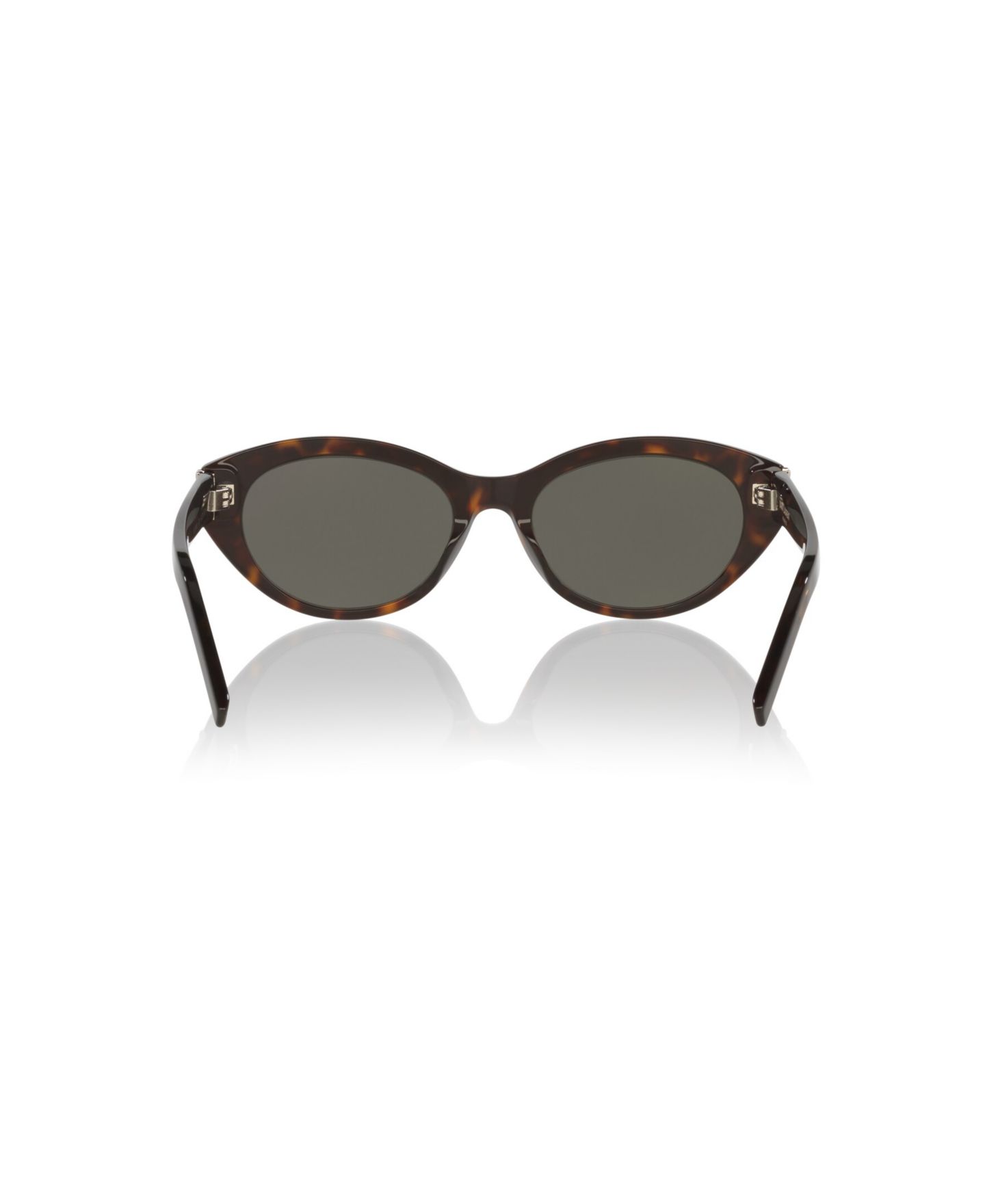 Женские солнцезащитные очки Saint Laurent Round Acetate Sunglasses with Tinted Lenses, SL M148, цвет: Черепаховый — фото 5