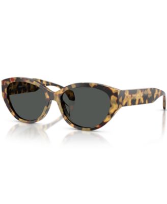 Women's Cat Eye Low Bridge Fit Sunglasses VE4495D