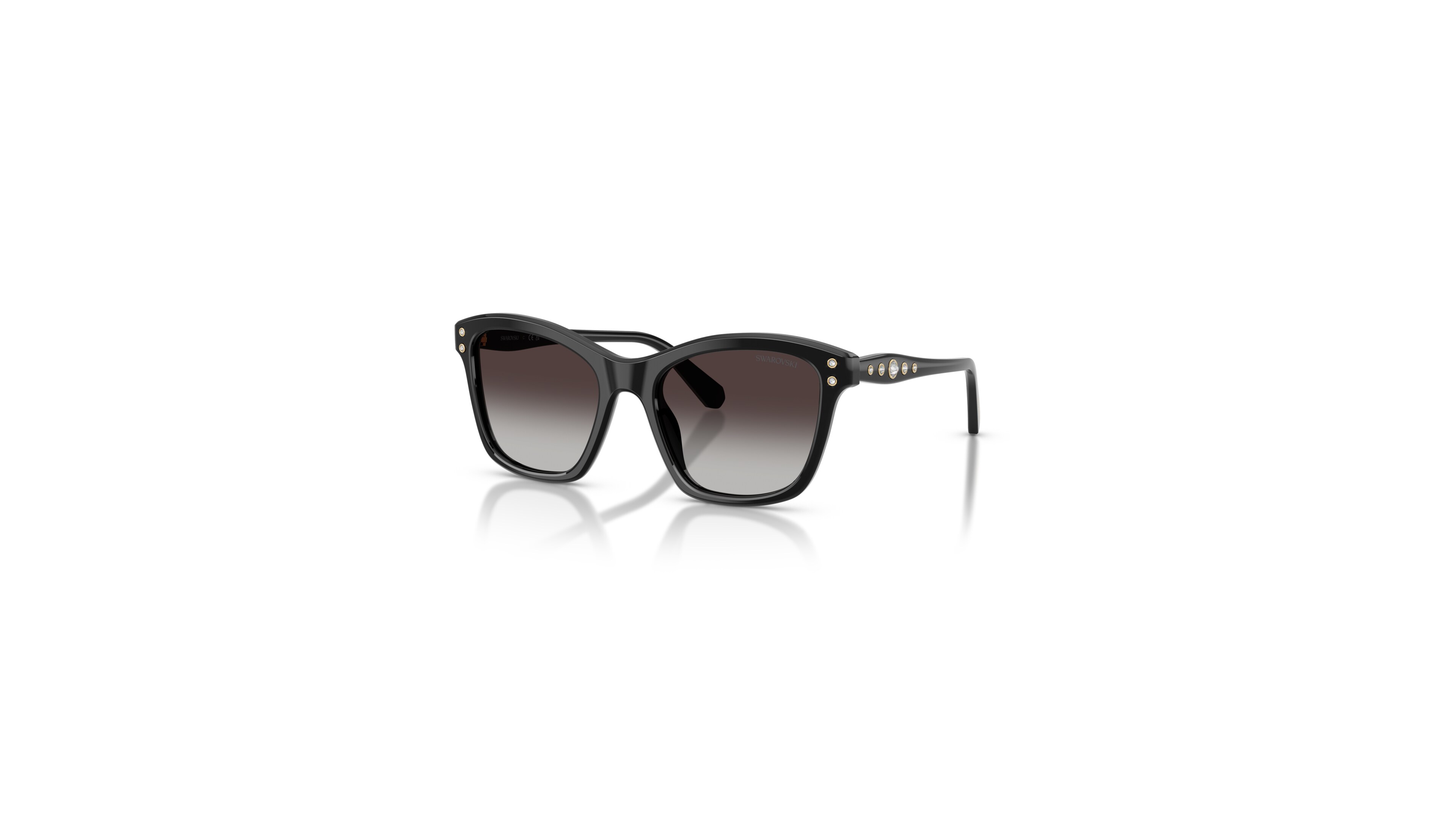 Swarovski Women's Square Crystal Sunglasses SK6063