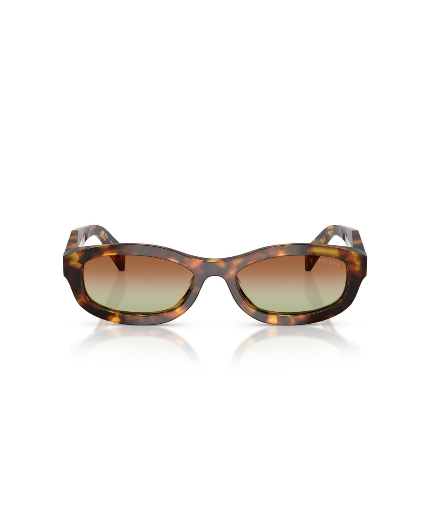 Женские солнцезащитные очки Prada Sunglasses PR D24S, цвет: Медовый черепаховый — фото 5