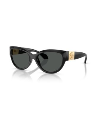 Women's Cat Eye Sunglasses with Gold Medusa Accents VE4524U