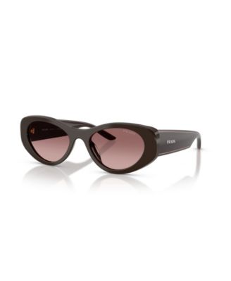 Women's Oval Acetate Sunglasses PR D23SU