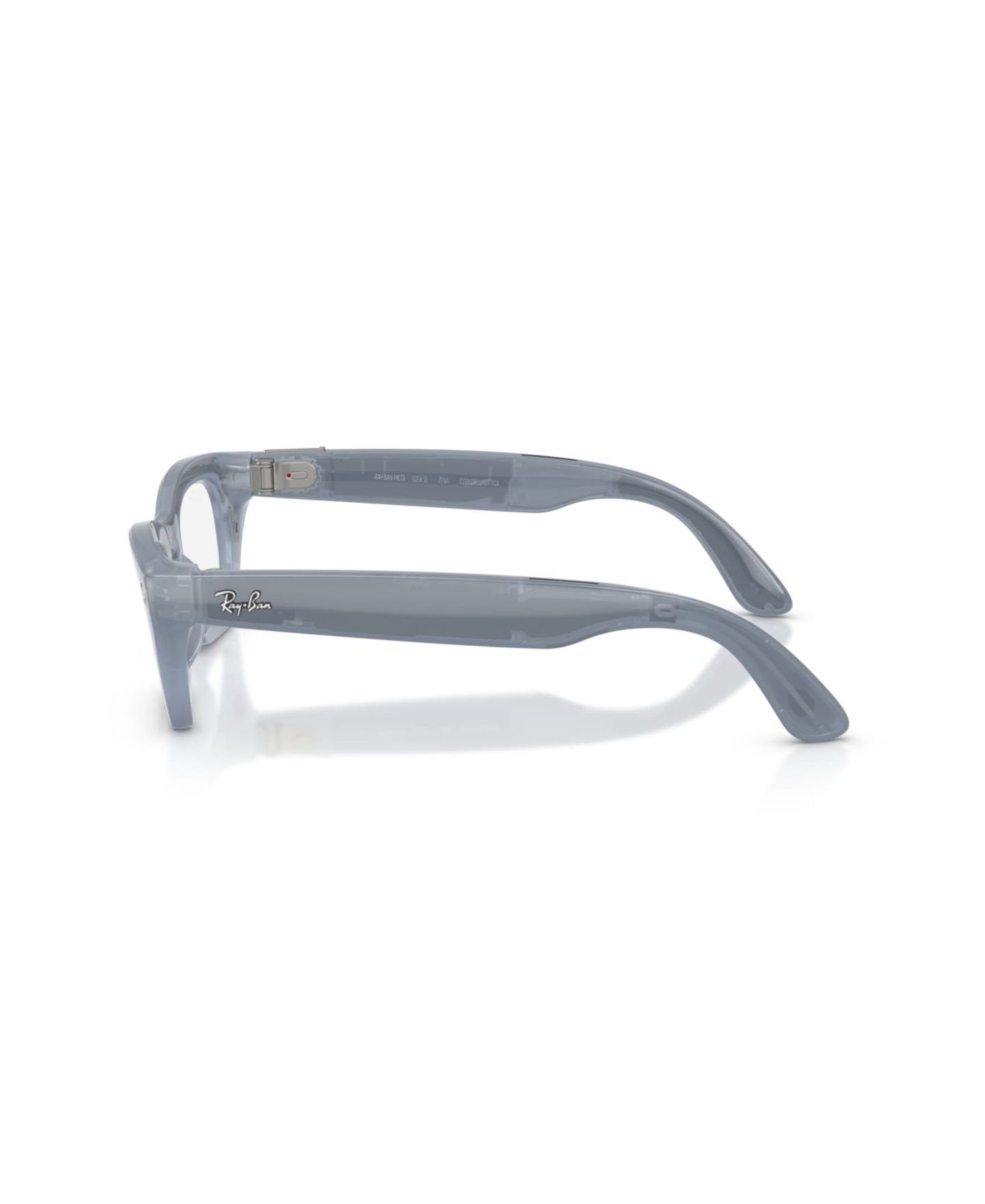 Смарт-очки Ray-Ban Meta Gen 3 Cat-Eye Zena RW4015 унисекс с ИИ и линзами Transitions, цвет: Серый сиреневый — фото 3