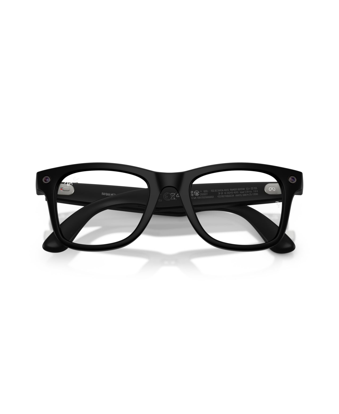 Смарт-очки Ray-Ban Meta Gen 3 Wayfarer RW4011 унисекс с линзами Transitions, цвет: Матовый чёрный — фото 5